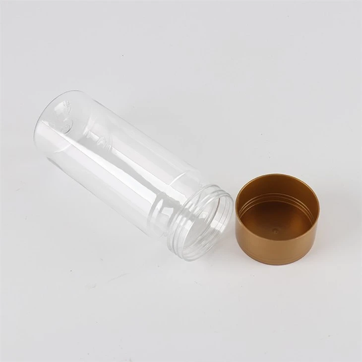 Gold Tall Plastic Jars