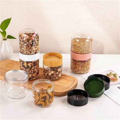 250ml   dublu   plastic   clar   sticle