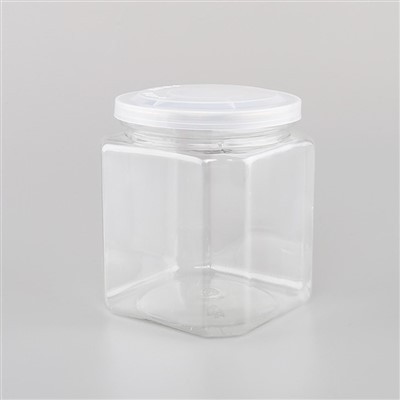 Borcane pătrate din plastic pentru conserve