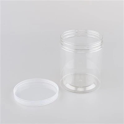 Borcane din plastic de 25 oz cu capace